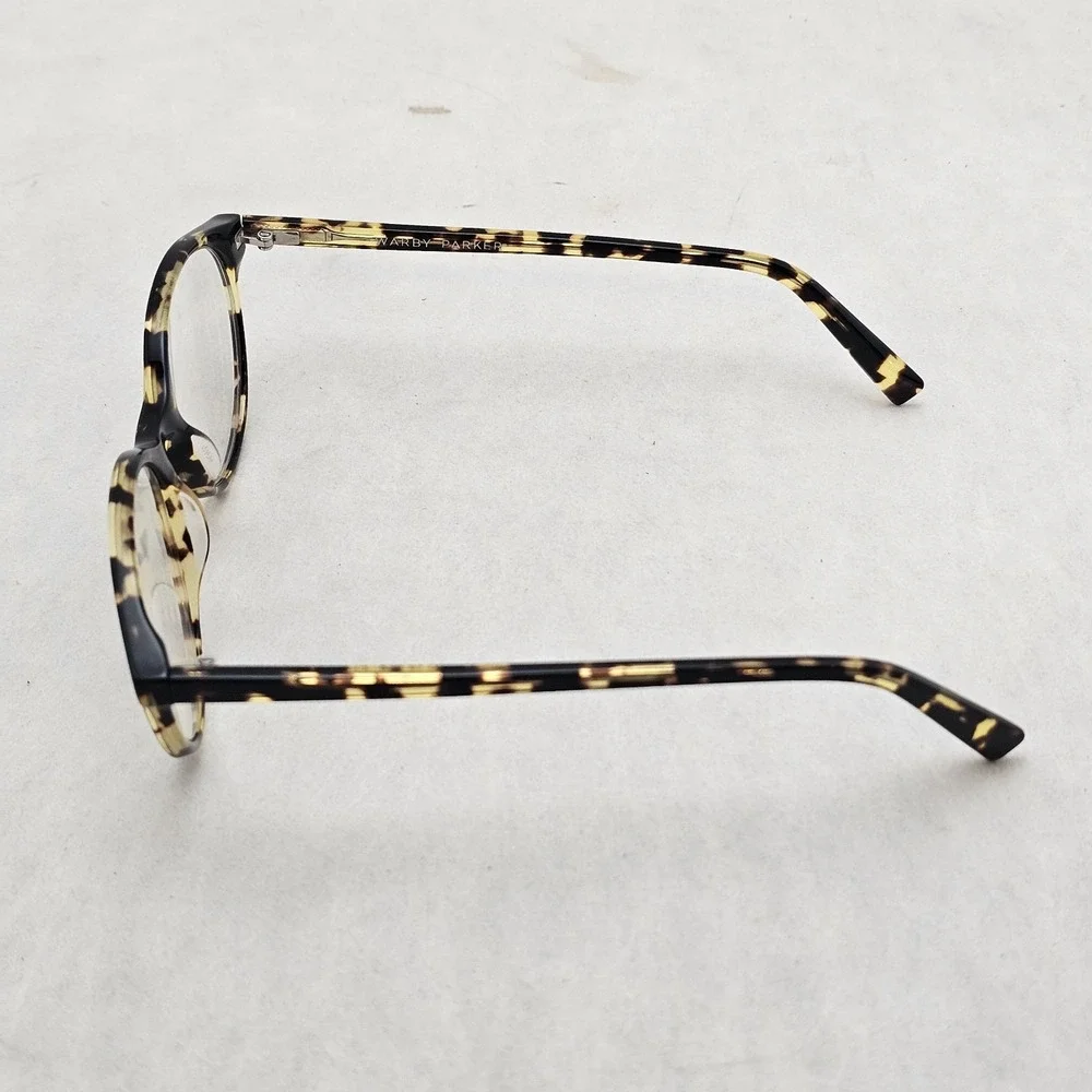 Warby Parker Eyeglasses Farris 197 Fram Mesquite Tortoise Round Frame 50 18 140